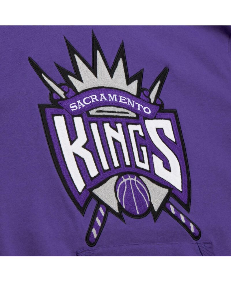 Men's Purple Sacramento Kings Nights Pullover Sweatshirt