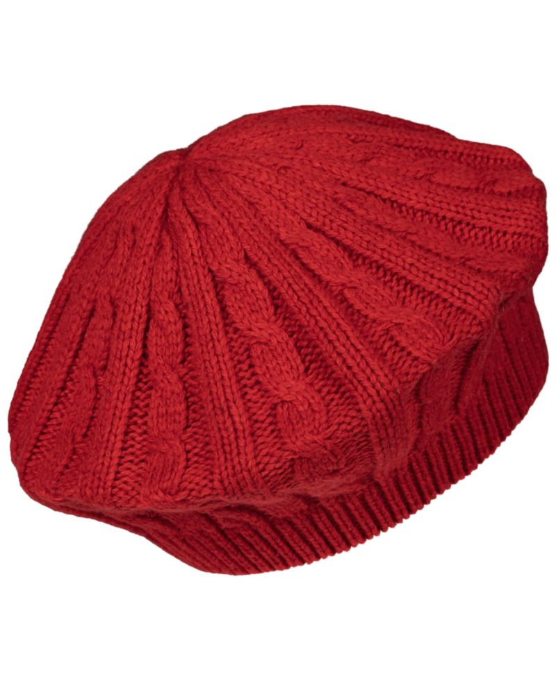 Core Cable Knit Beret Hat