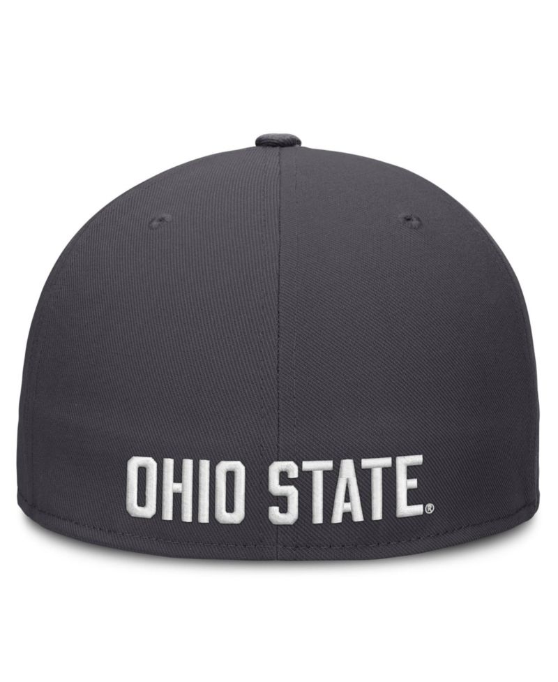 Men's Anthracite Ohio State Buckeyes Pro Dri-FIT Fitted Hat