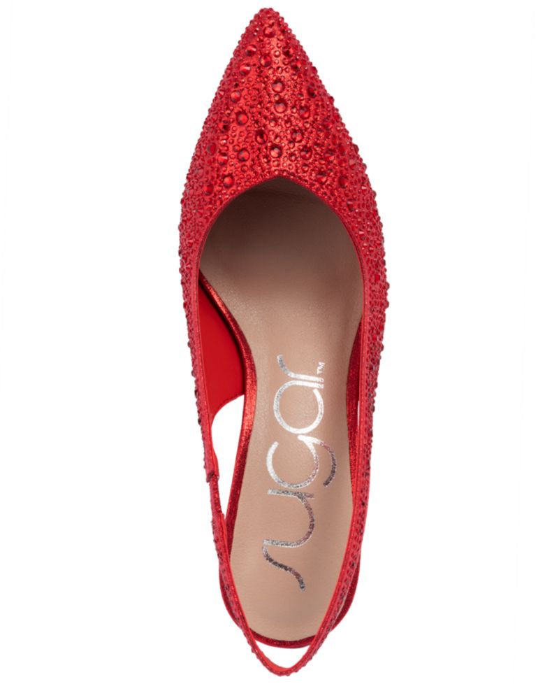 Women's Dazzy Slingback Rhinestone Dress Pumps