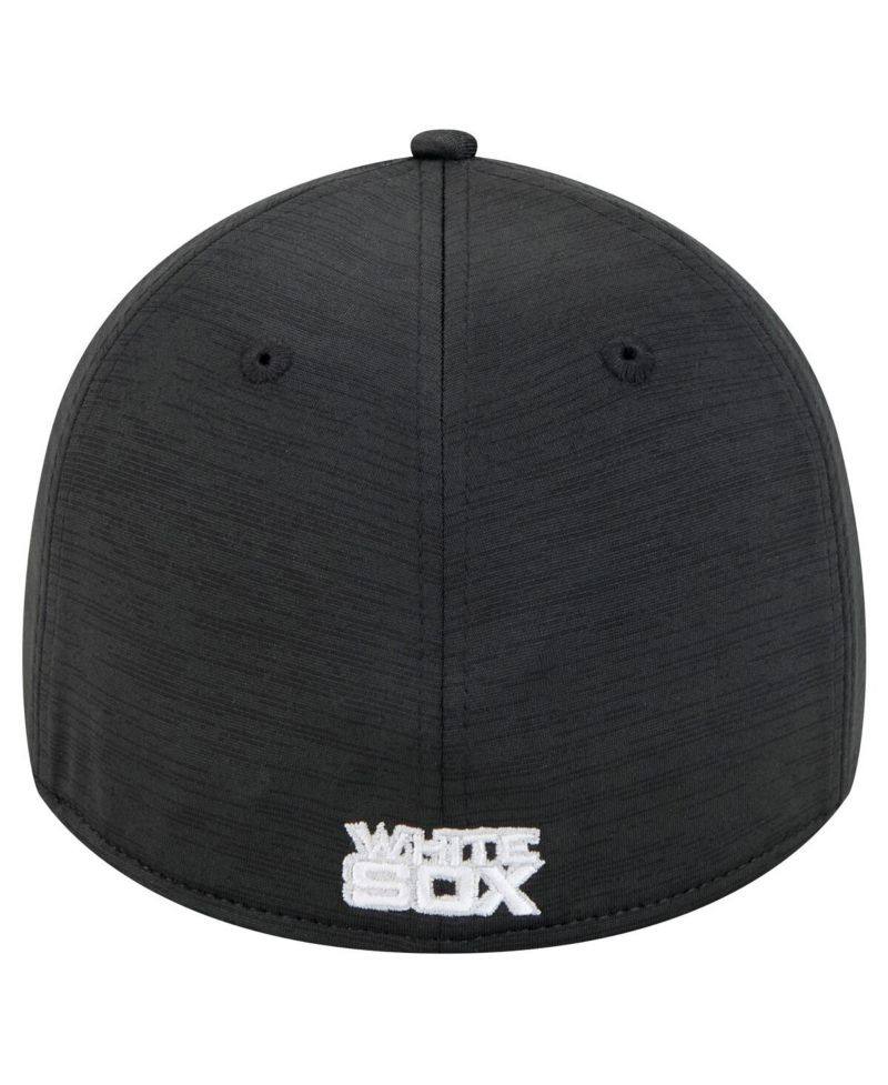 Men's Black Chicago White Sox Tech 39THIRTY Flex Hat