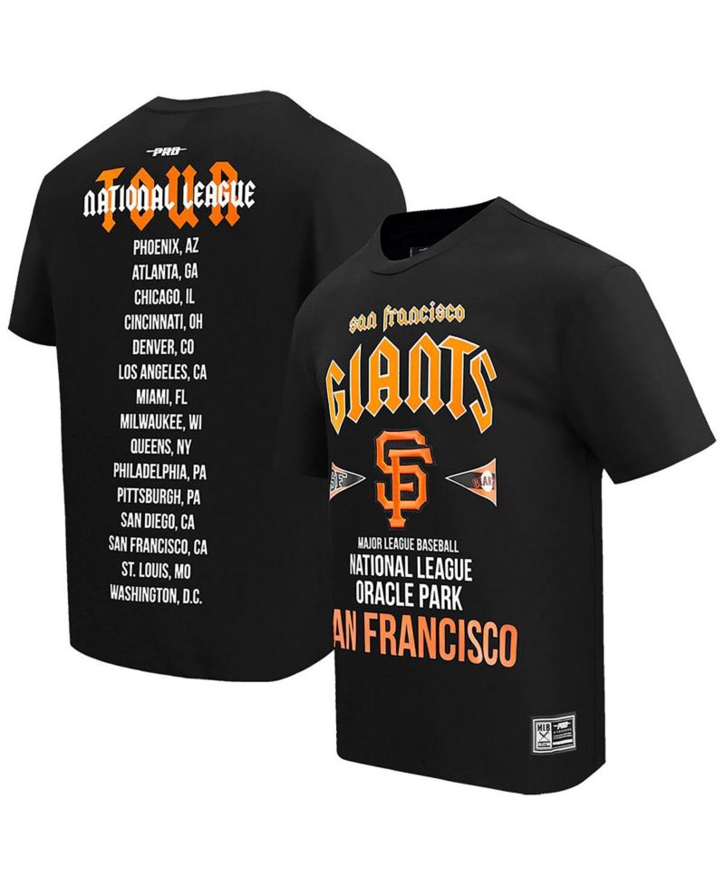Men's Black San Francisco Giants Oversized City Tour T-Shirt