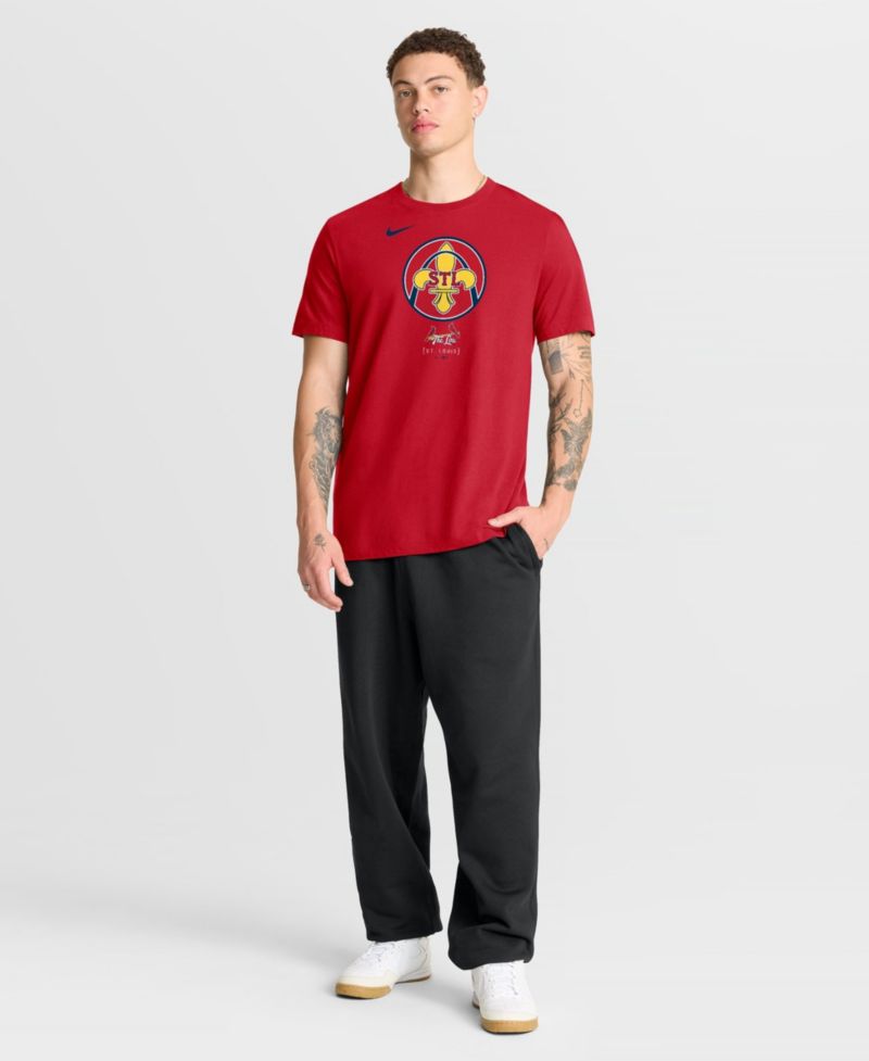 Men's Red St. Louis Cardinals City Connect Wordmark T-Shirt