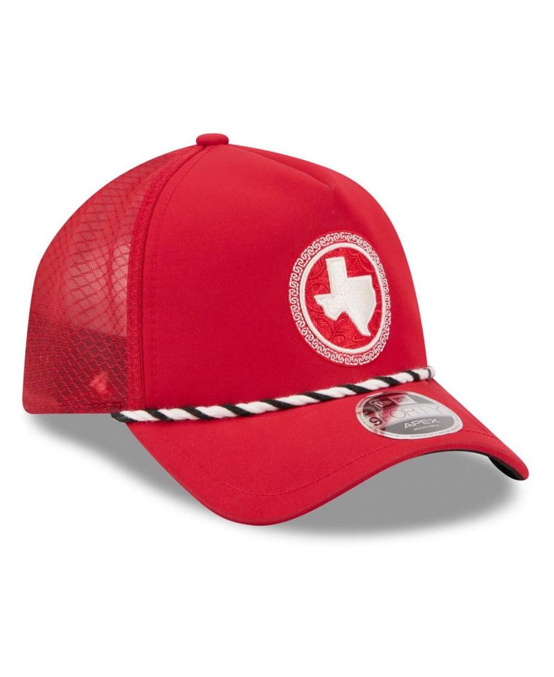 Men's Red Texas Rangers 2026 City Connect Apex 9FORTY Adjustable Hat