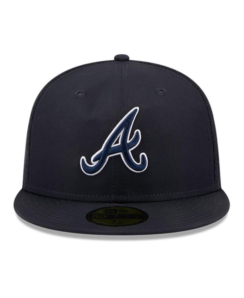 Men's Navy Atlanta Braves 2026 Batting Practice 59FIFTY Fitted Hat