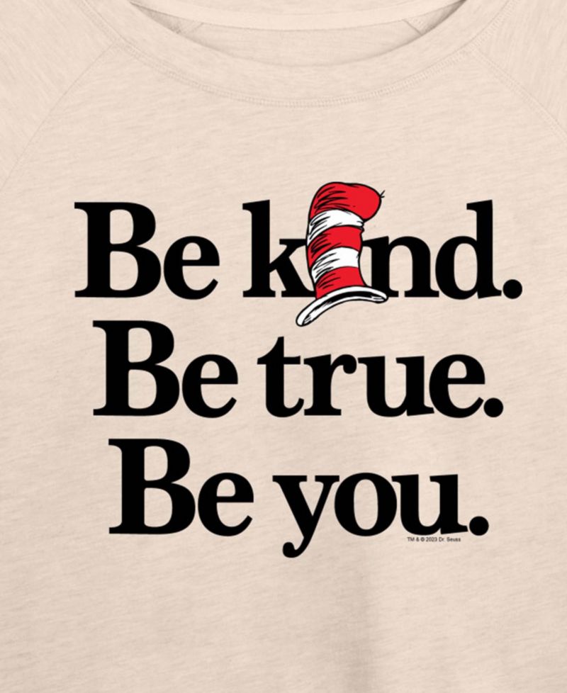 Plus Size Cat In The Hat Printed Crewneck T-Shirt