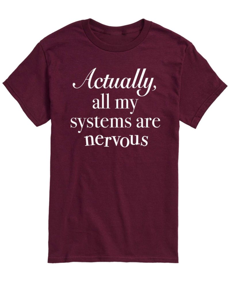 Men's All Systems Nervous Short-Sleeve Graphic T-Shirt