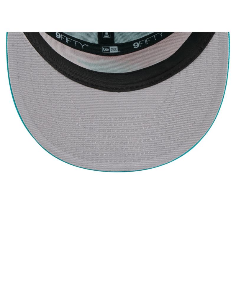 Men's Orange/Aqua Miami Dolphins Outdoor Split Panel 9FIFTY Snapback Hat