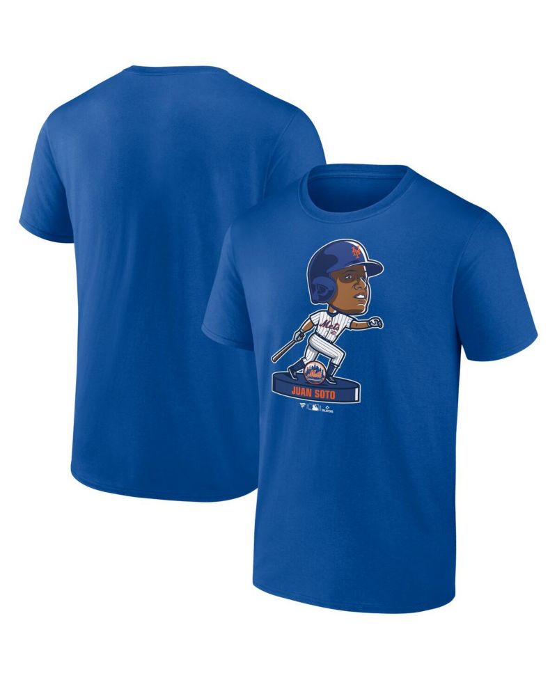 Men's Juan Soto Royal New York Mets Bobblehead T-Shirt