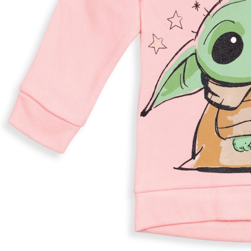 Grogu Girls' 6-16 Fleece Hoodie and Leggings Set