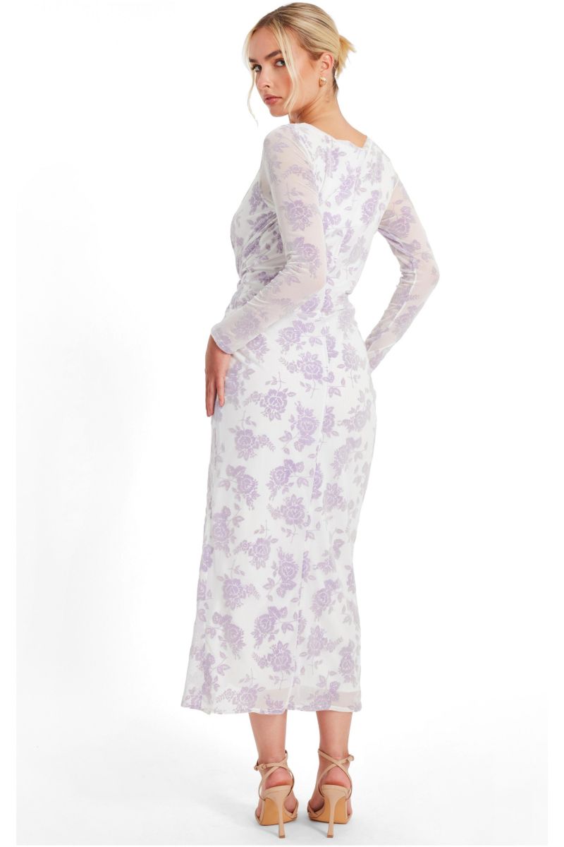 Women's Mesh Midaxi Dress