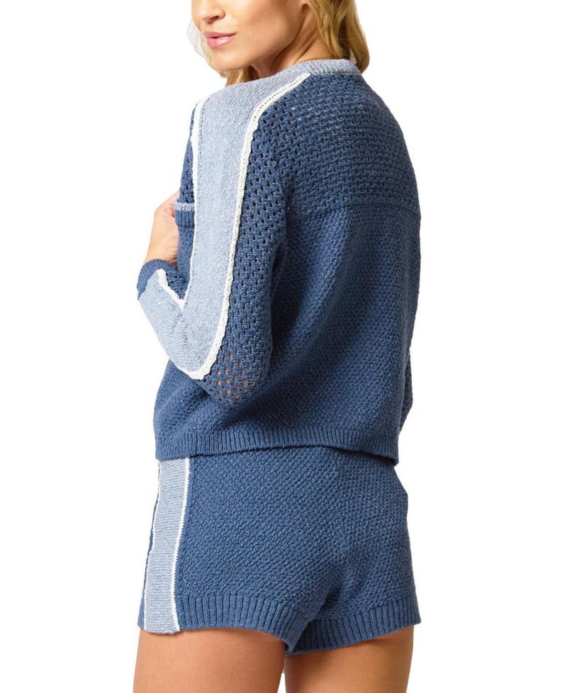 Women's Raya Mixed Stitch Zip Cardi