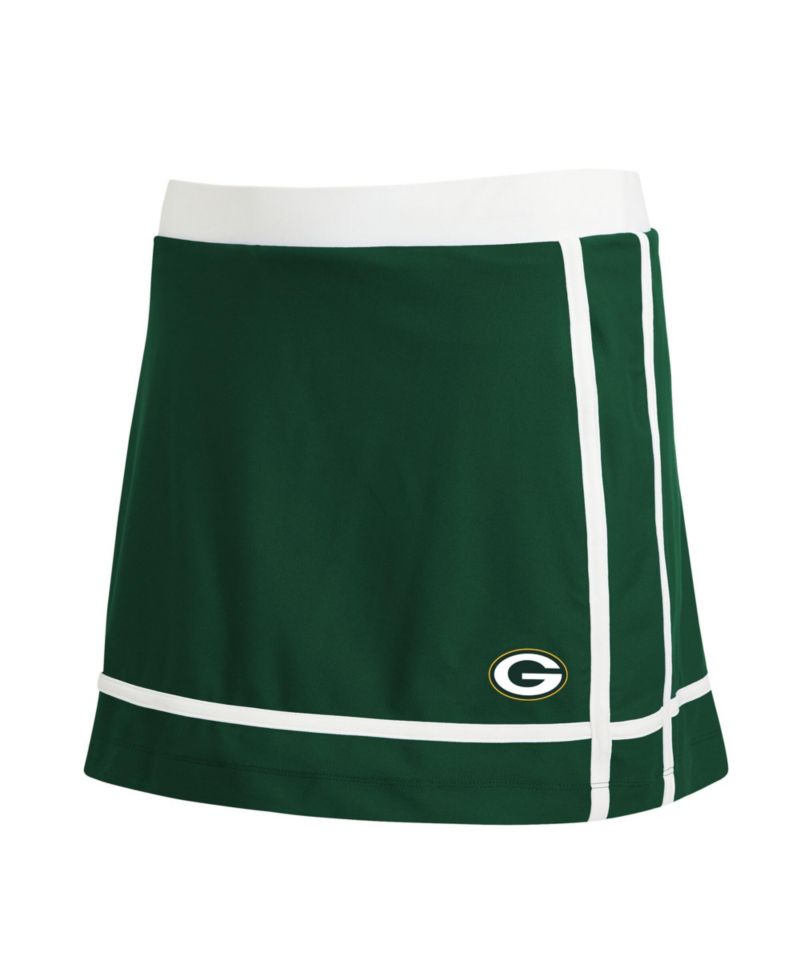 Women's Green Bay Packers Stripe Elastic-Waist Skort