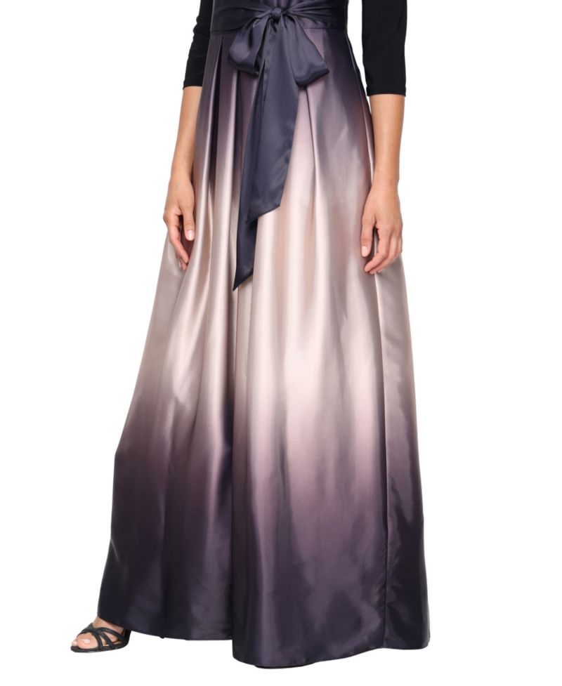 Petite Ombr&eacute; Satin Gown