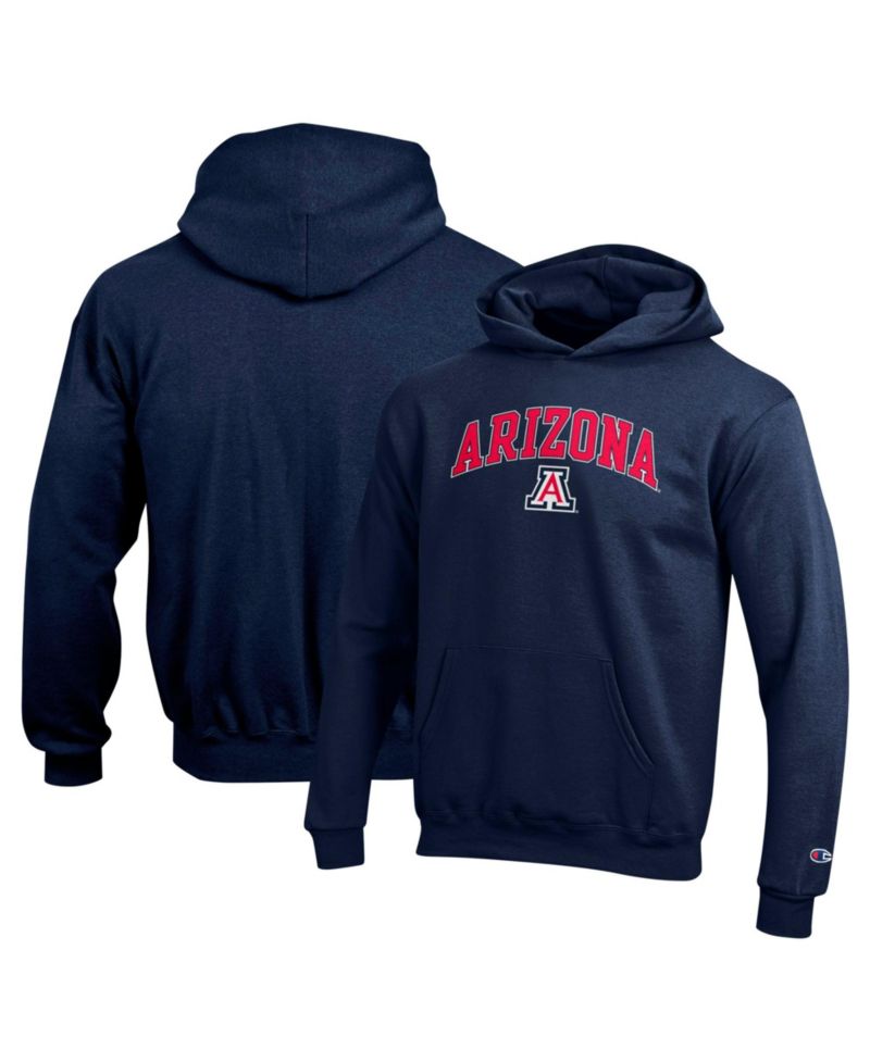 Big Boys and Girls Navy Arizona Wildcats Campus Pullover Hoodie