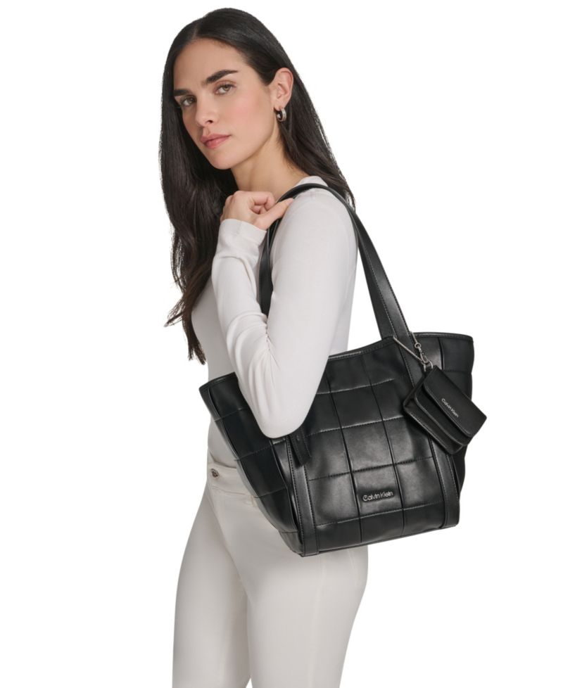 Tina Pleated Extra-Large Tote Handbag