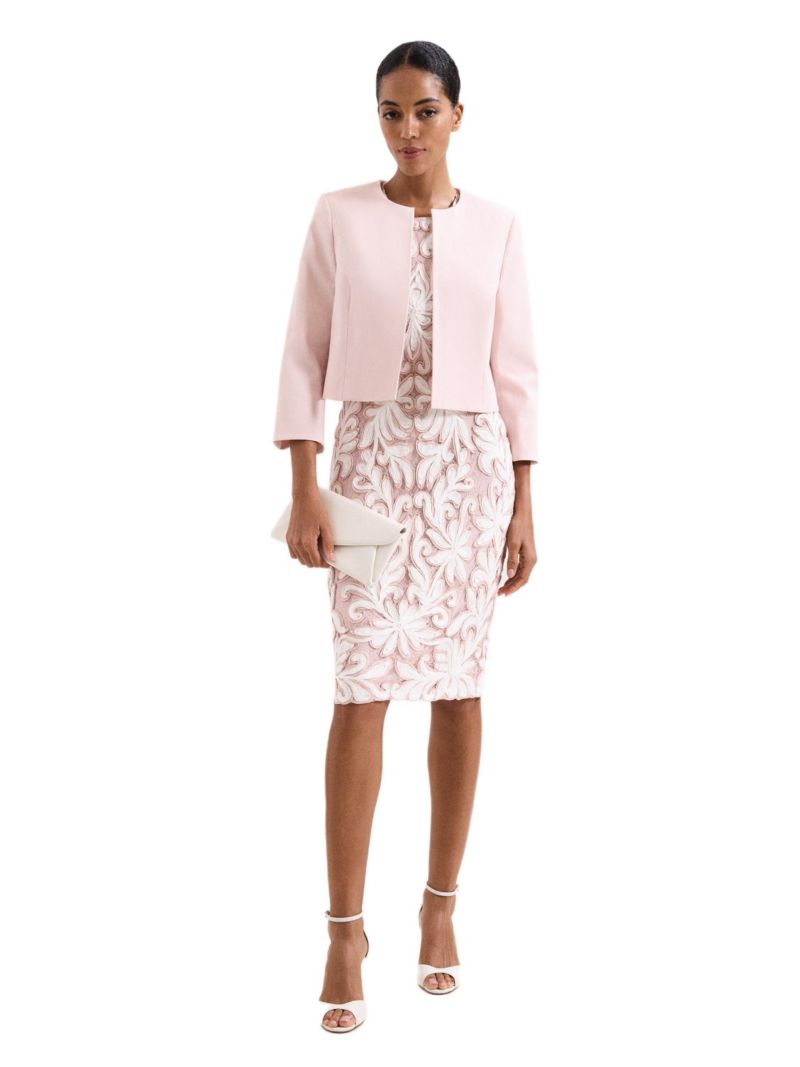 Women's Elizabeth Cropped Round Neck Jacket