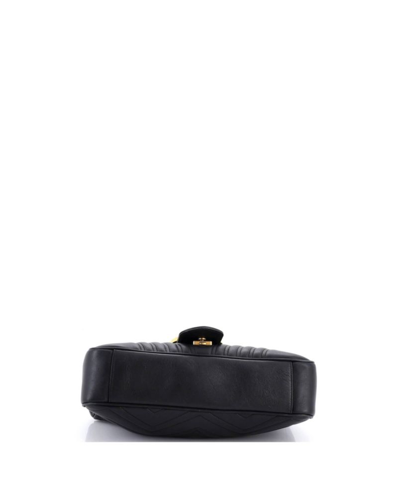 Medium GG Marmont Flap Bag Matelasse Leather