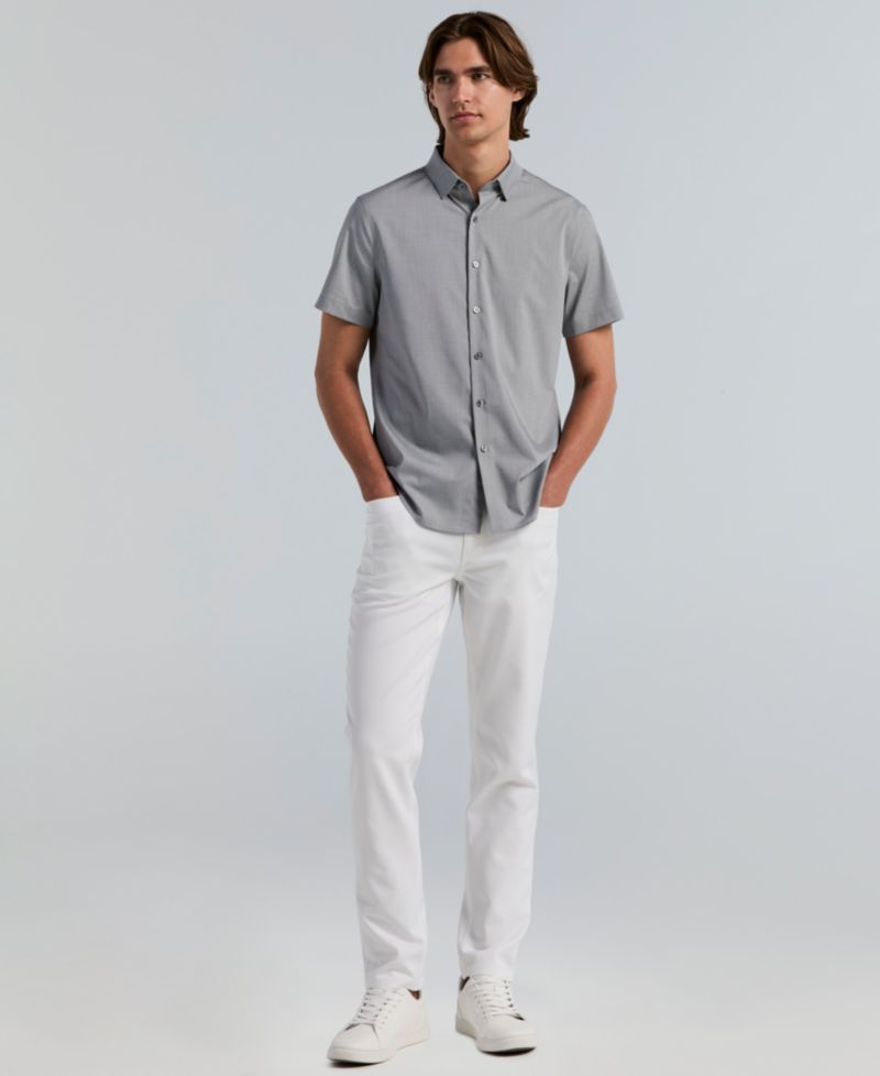 Men's Slim-Fit Short-Sleeve Shirt