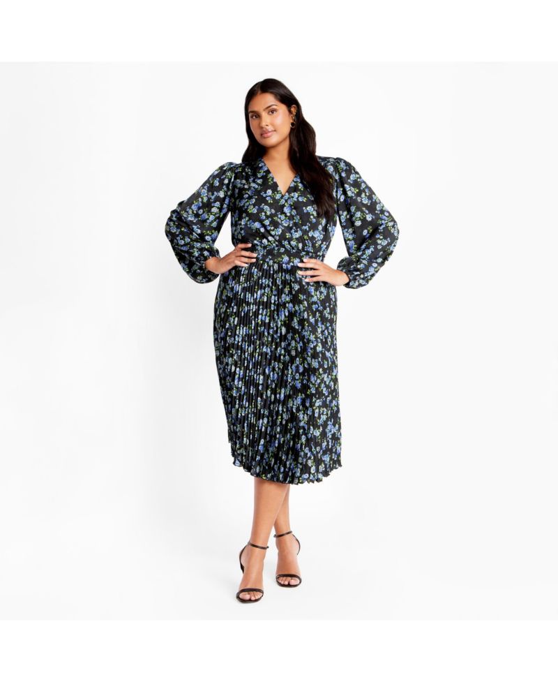 Plus Size Finley Pleat Dress