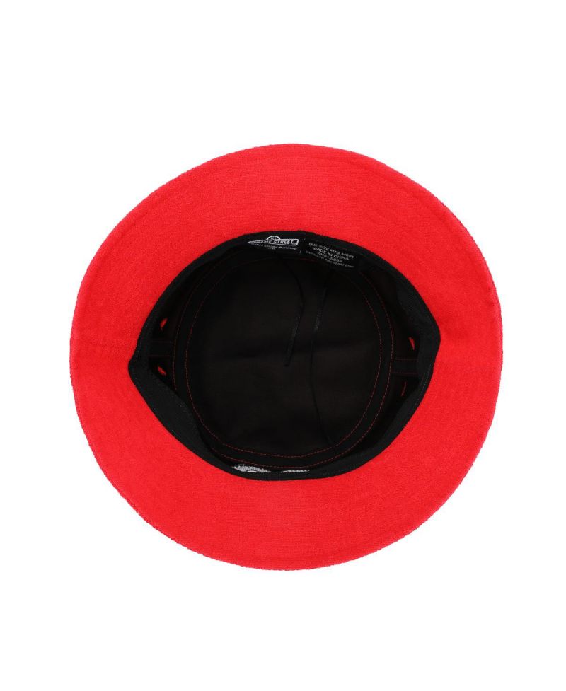 Men's Elmo Face Red Bucket Hat