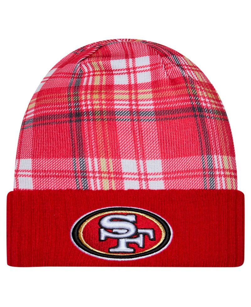 Men's Scarlet San Francisco 49ers Sideline Statement Cuffed Knit Hat