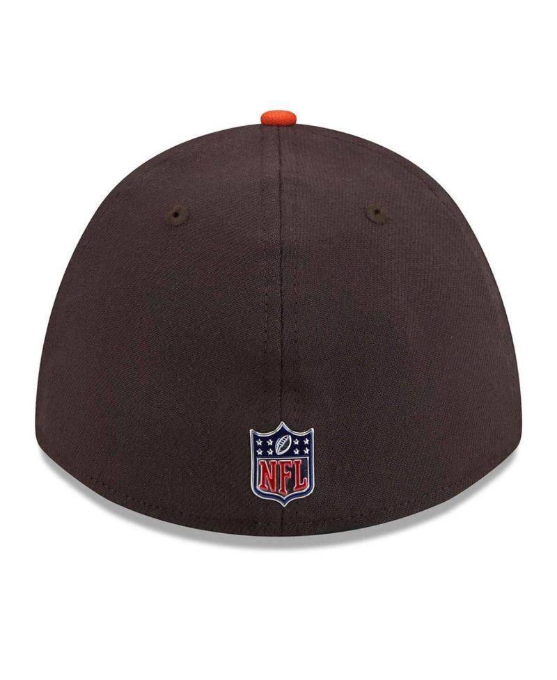 Men's Brown/Orange Cleveland Browns 2026 NFL Draft 39THIRTY M-Crown Flex Hat