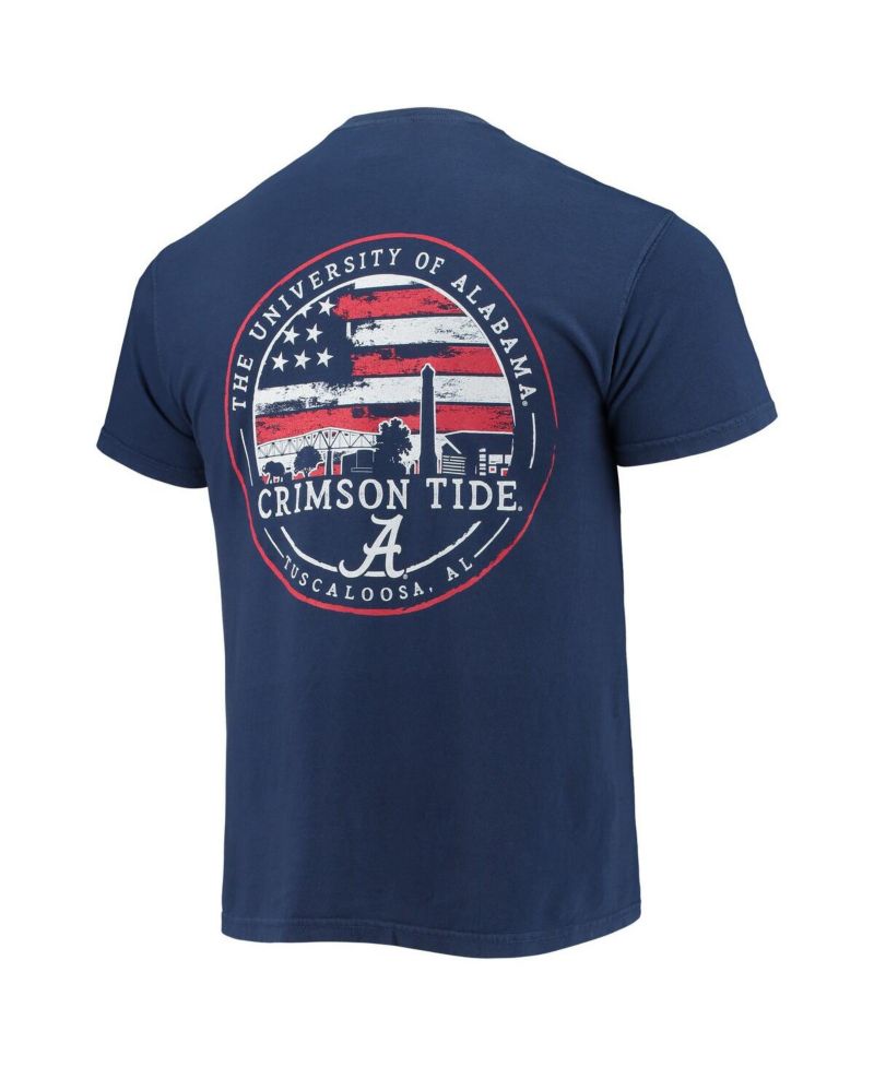 Men's Navy Alabama Crimson Tide Campus Americana T-Shirt