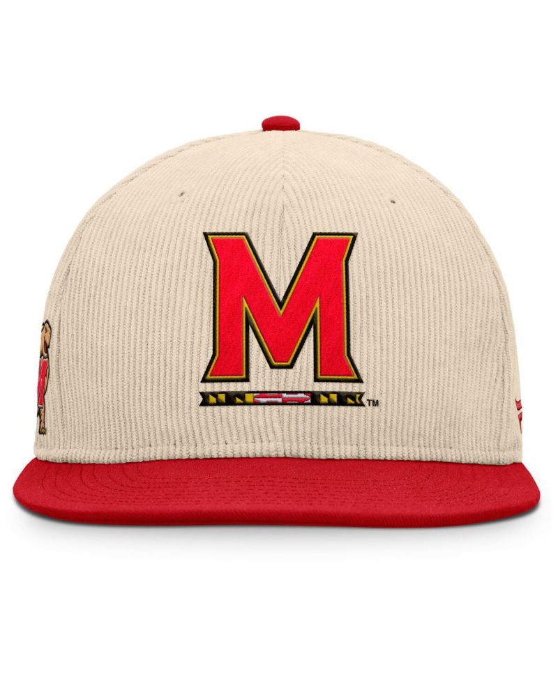 Men's Tan Maryland Terrapins Catcher Snapback Hat