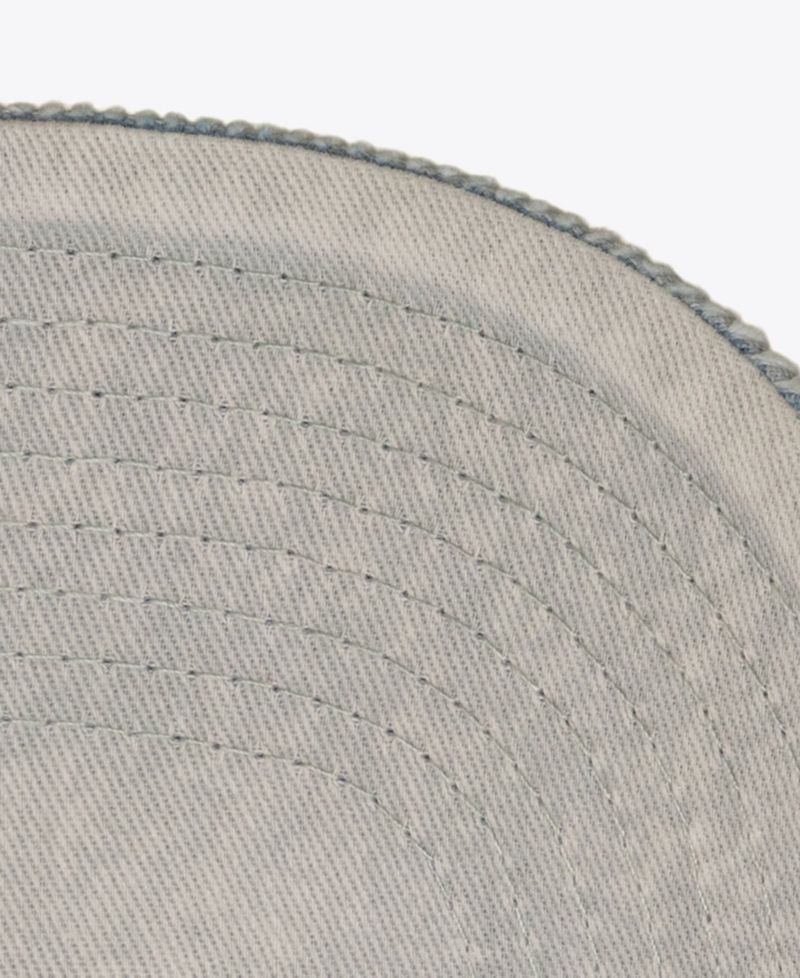 Men's Cream/Light Blue Athletics Washed Corduroy Pro Crown Snapback Hat