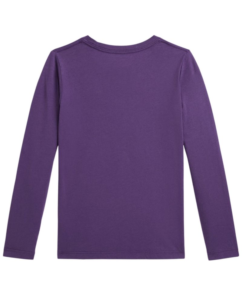 Girls' 2T-6X Polo Bear Long-Sleeve T-Shirt