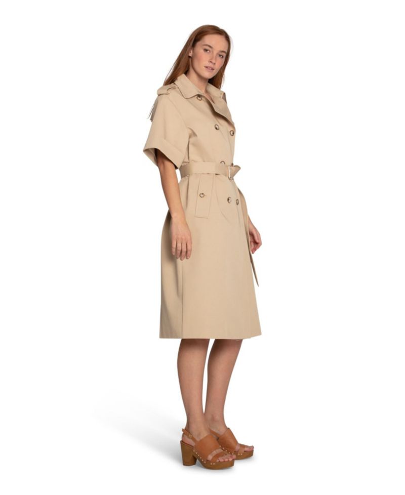 Women's Belle and Bloom Dust and Daring Short Sleeve Trench Style Dress