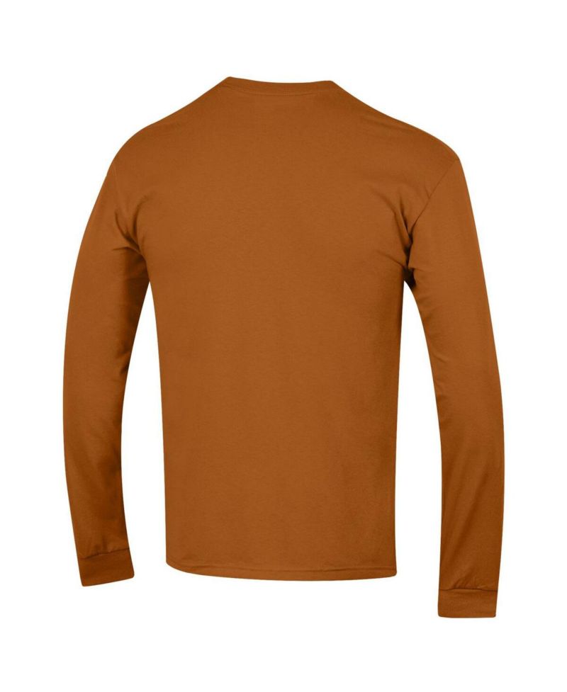 Men's Texas Orange Texas Longhorns Arch Over Logo Long Sleeve T-Shirt