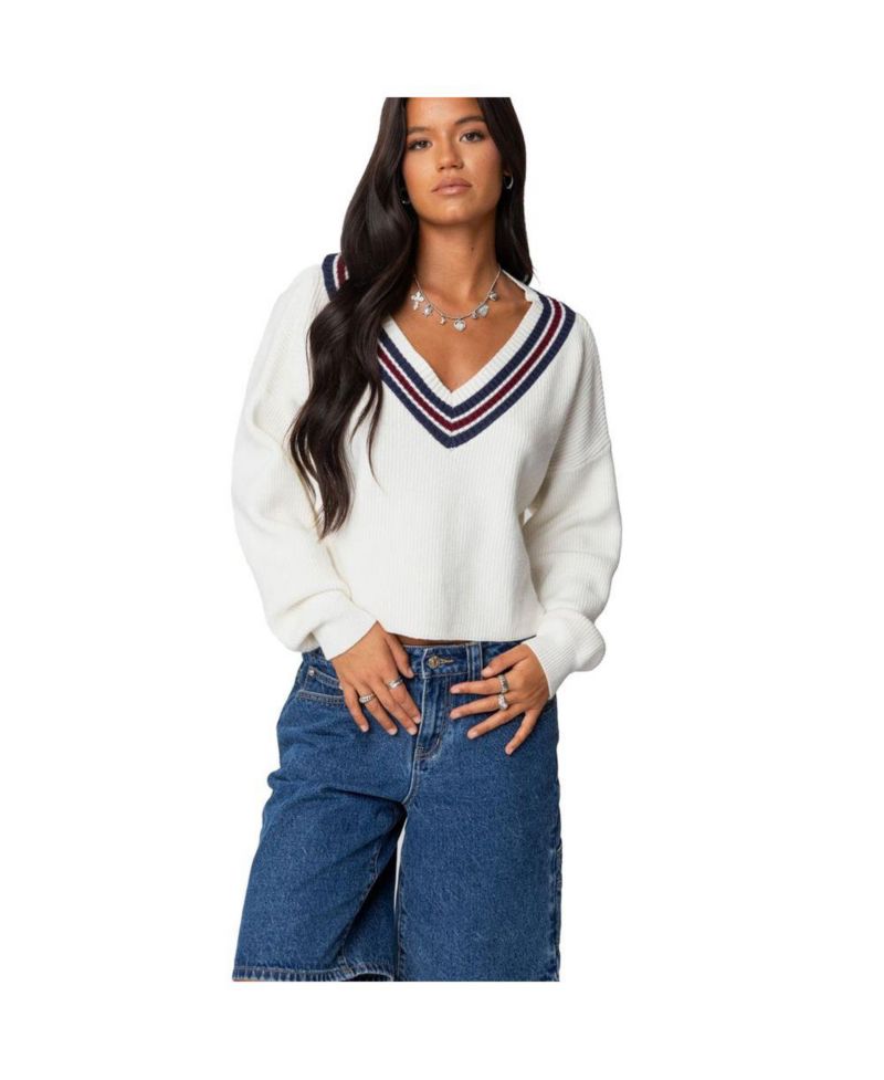 Women's Lauryl V Neck Sweater
