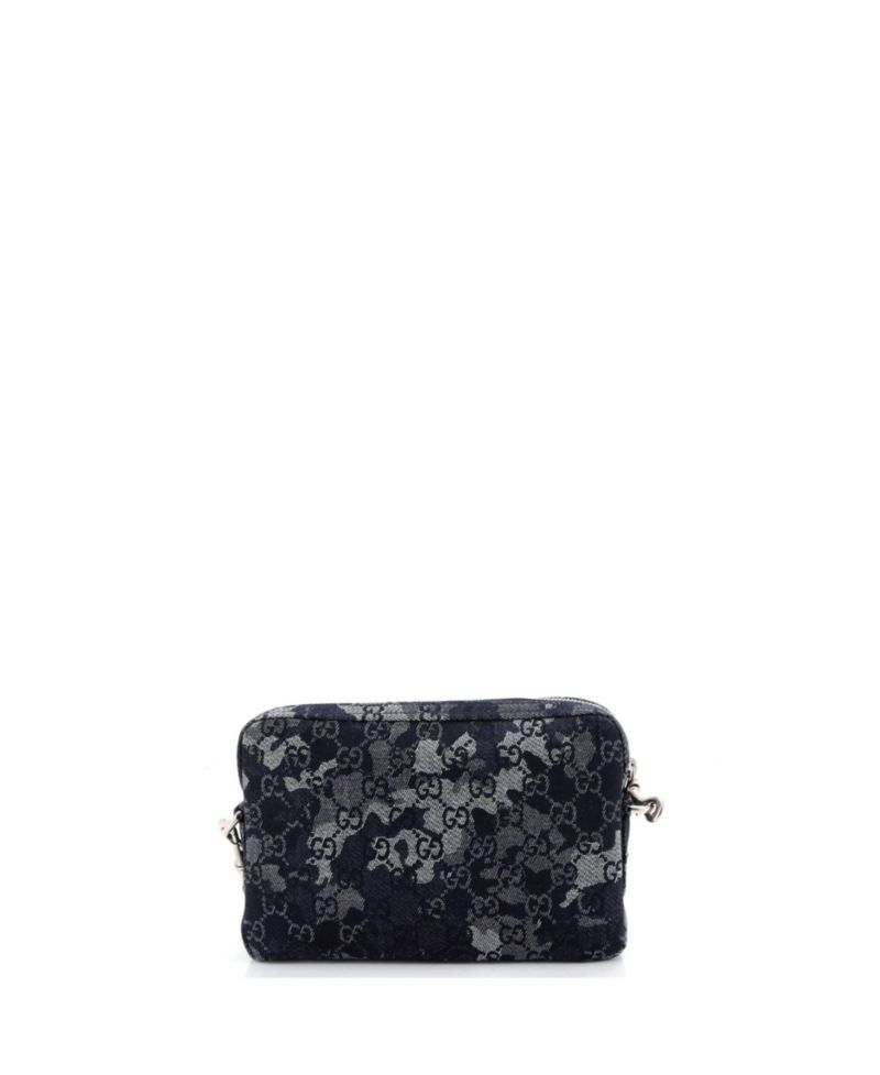 Convertible Crossbody Bag Camouflage GG Denim