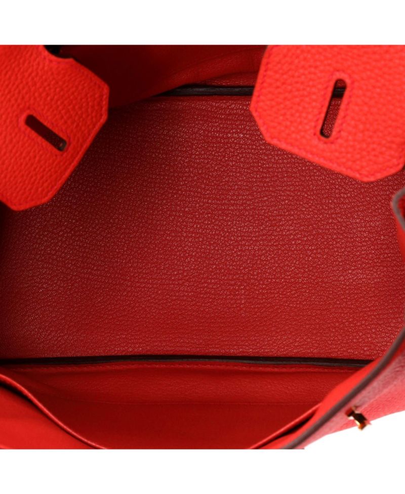 Birkin 30 Handbag Red Togo with Gold Hardware