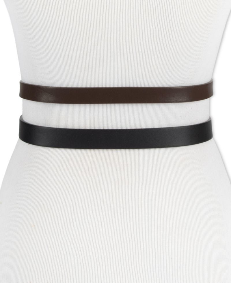 2-Pc. Skinny Belt Set