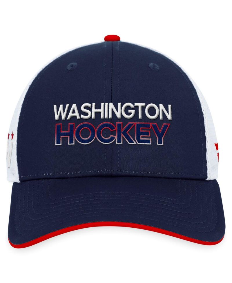 Men's Navy Washington Capitals Authentic Pro Alternate Jersey Trucker Adjustable Hat