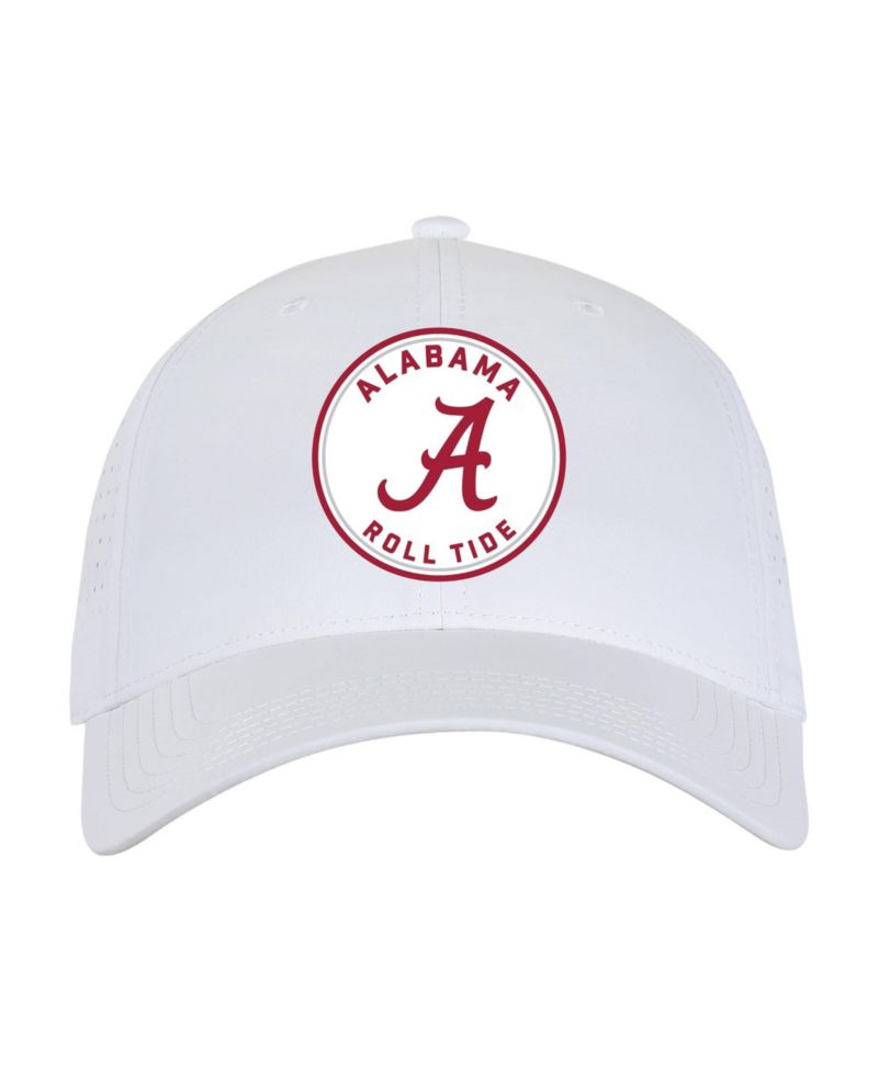 Men's and Women's White Alabama Crimson Tide Brezo Adjustable Hat