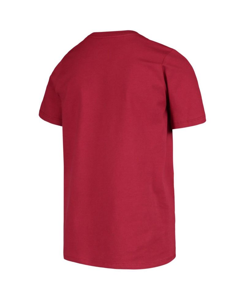 Big Boys and Girls Crimson Washington State Cougars Cotton Logo T-Shirt