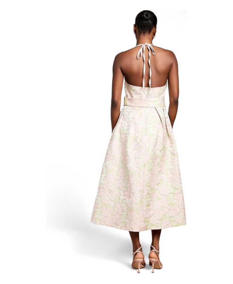 Women's Halter Neck Midi Dress