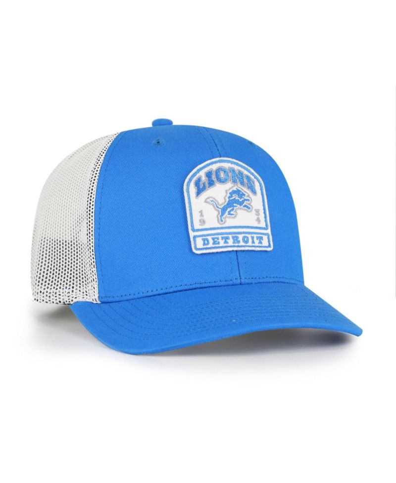 Men's '47 Blue Detroit Lions Headstone Trucker Adjustable Hat