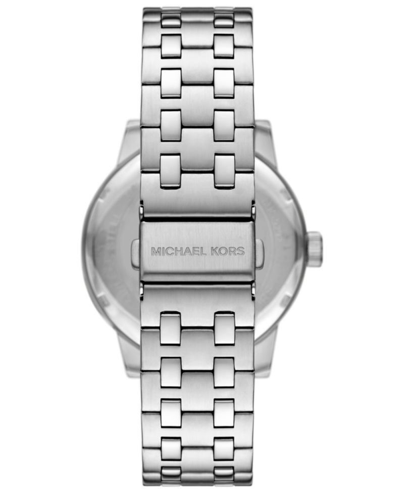 MICHAEL Men's Wolfe Three-Hand Stainless Steel Watch 32mm