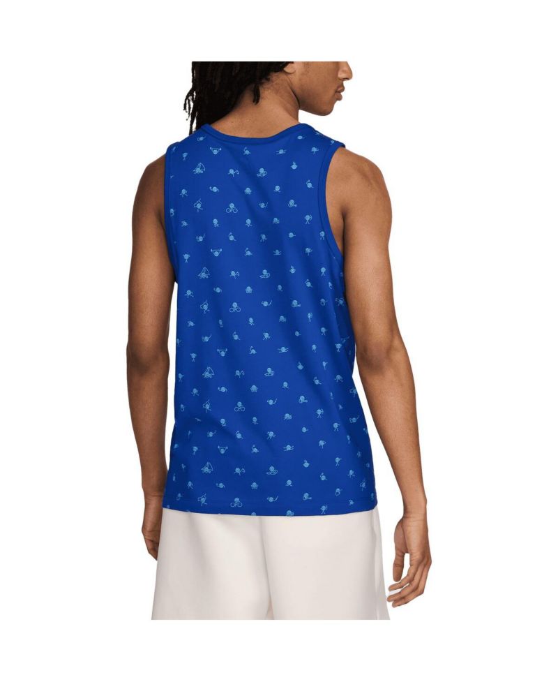 Men's Blue Team USA Allover Print Club Tank Top