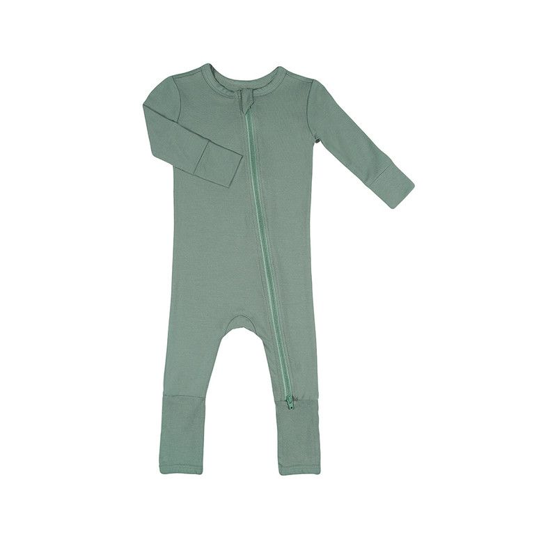 Baby Boys Convertible Romper Fitted Long Sleeve Pajama