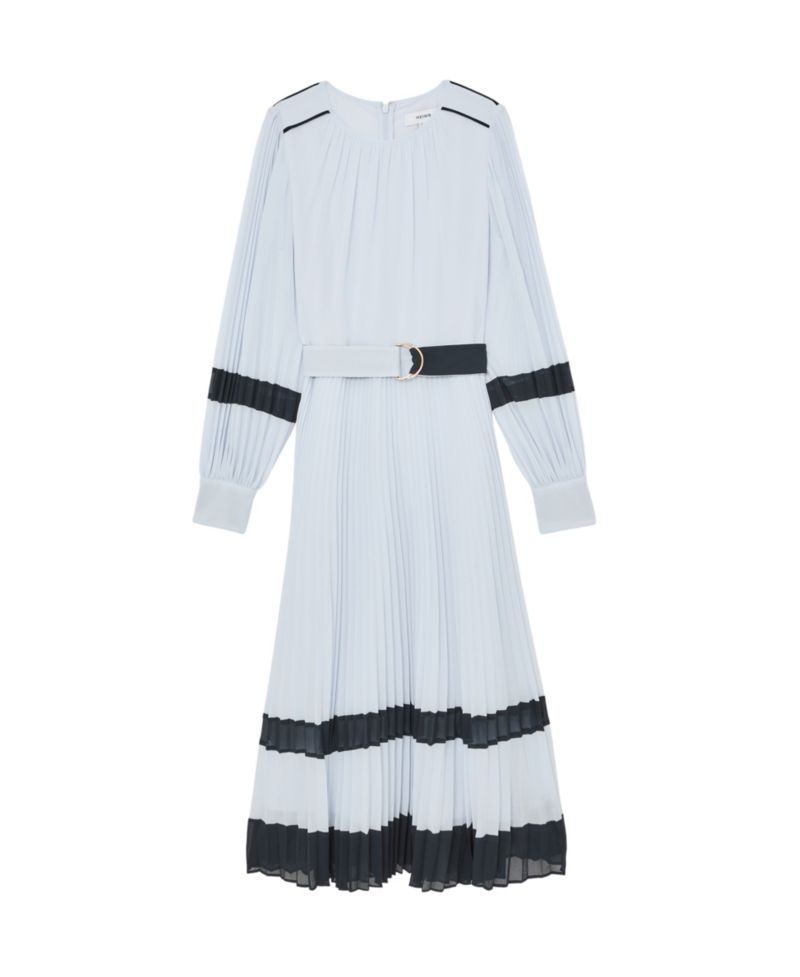Women's Tori Colour-Block Pleated Midi Dress