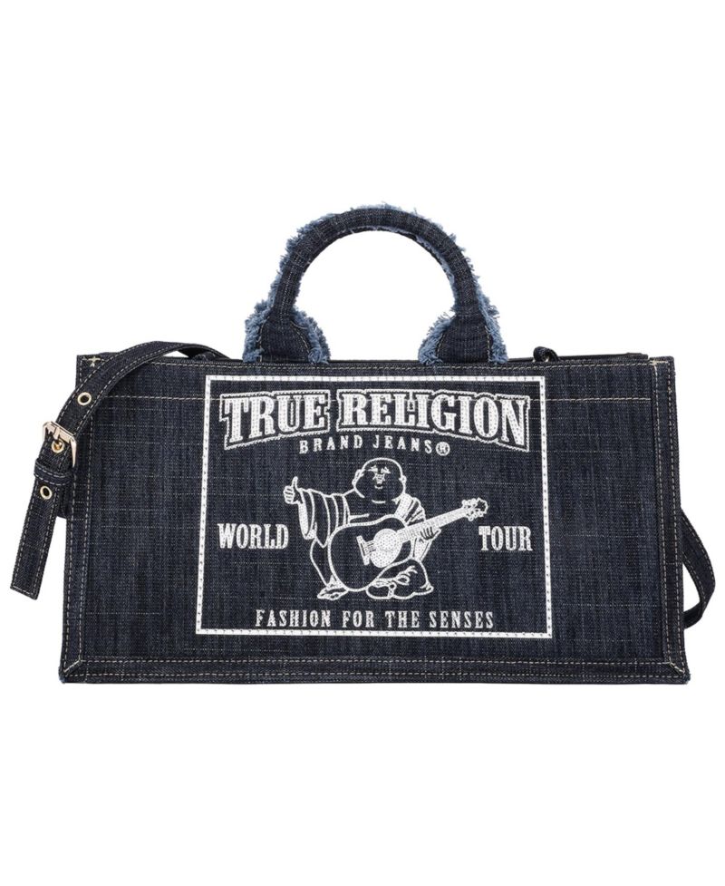 Multi-Strap Denim Shoulder Bag