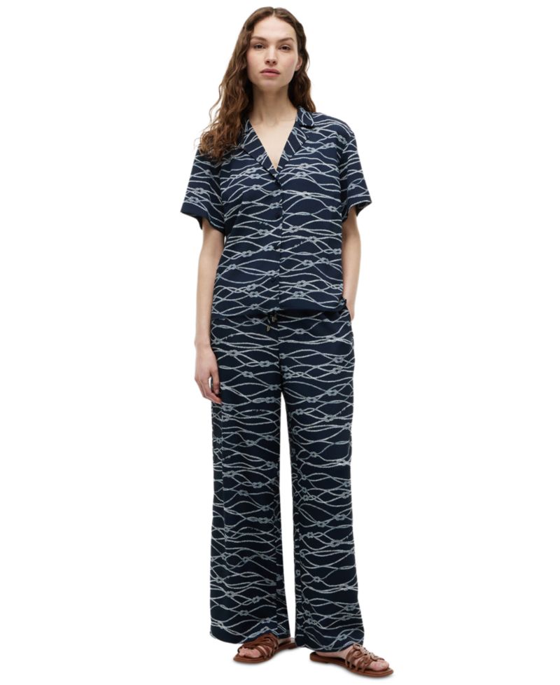 Women's Printed Pull-On Pants