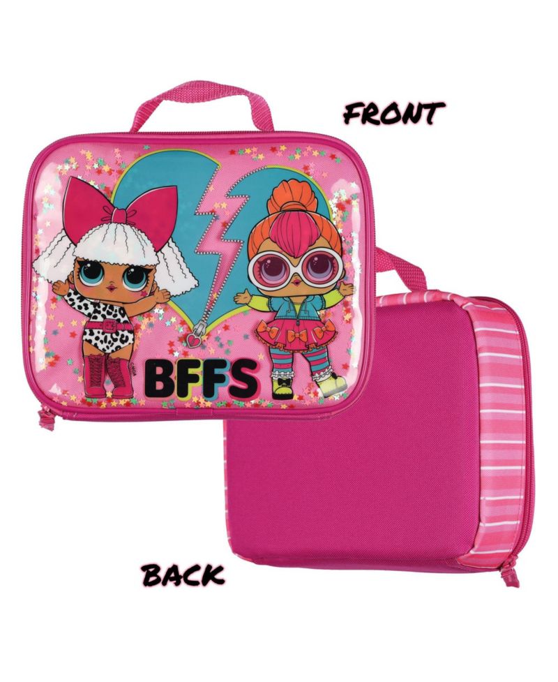 Backpack 16 Inch You Glow Girl 5 Piece Set with Detachable Lunch Box