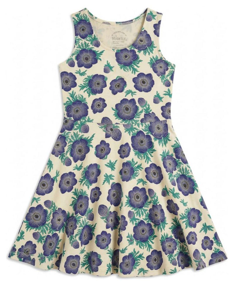 Toddler Girls Fair Trade Organic Cotton Print Sleeveless Twirl Dress